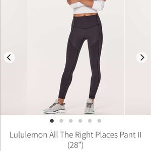 Lululemon All The Right Places Pant II / Size 8